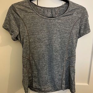 Gray workout top